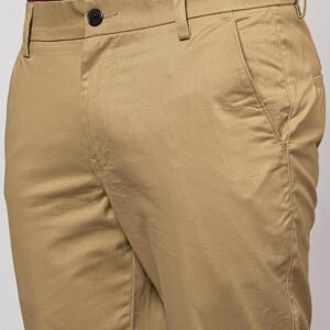 Light Brown cotton pants for men